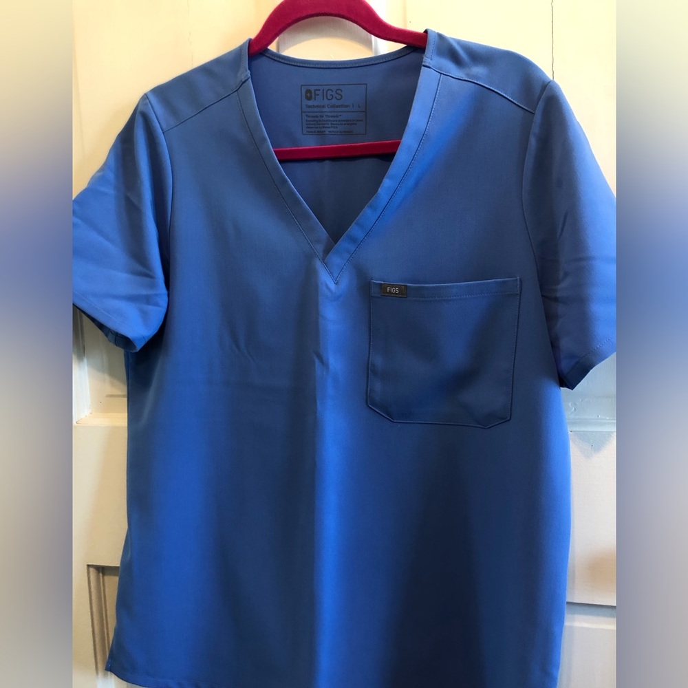 Figs scrub set ceil blue L Catarina and MP livingstones